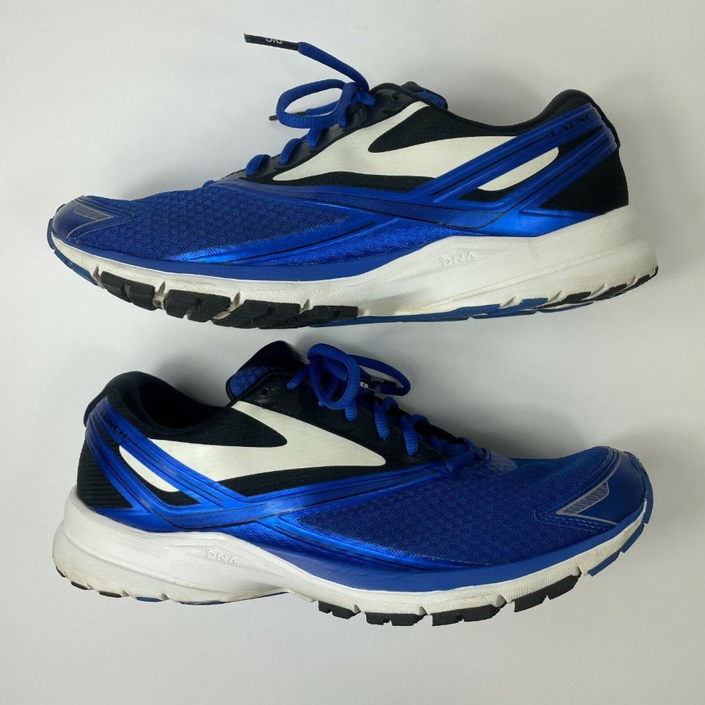 Brooks Launch 4 Men's Athletic Running Shoes Blue - Picture 2 of 8